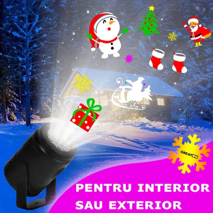 Proiector Laser Led GREATON Pentru Craciun