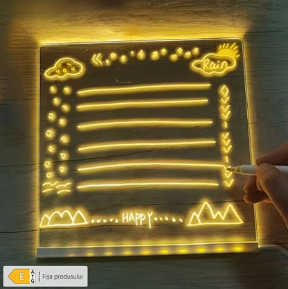 Tableta LED desen interactiv pentru copii