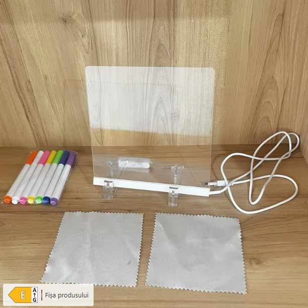 Tableta LED desen interactiv pentru copii